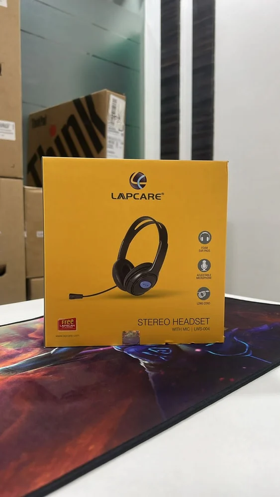 LAPCARE HEADSET-DS-LAPCARE STEREO HEADSET LWS-004