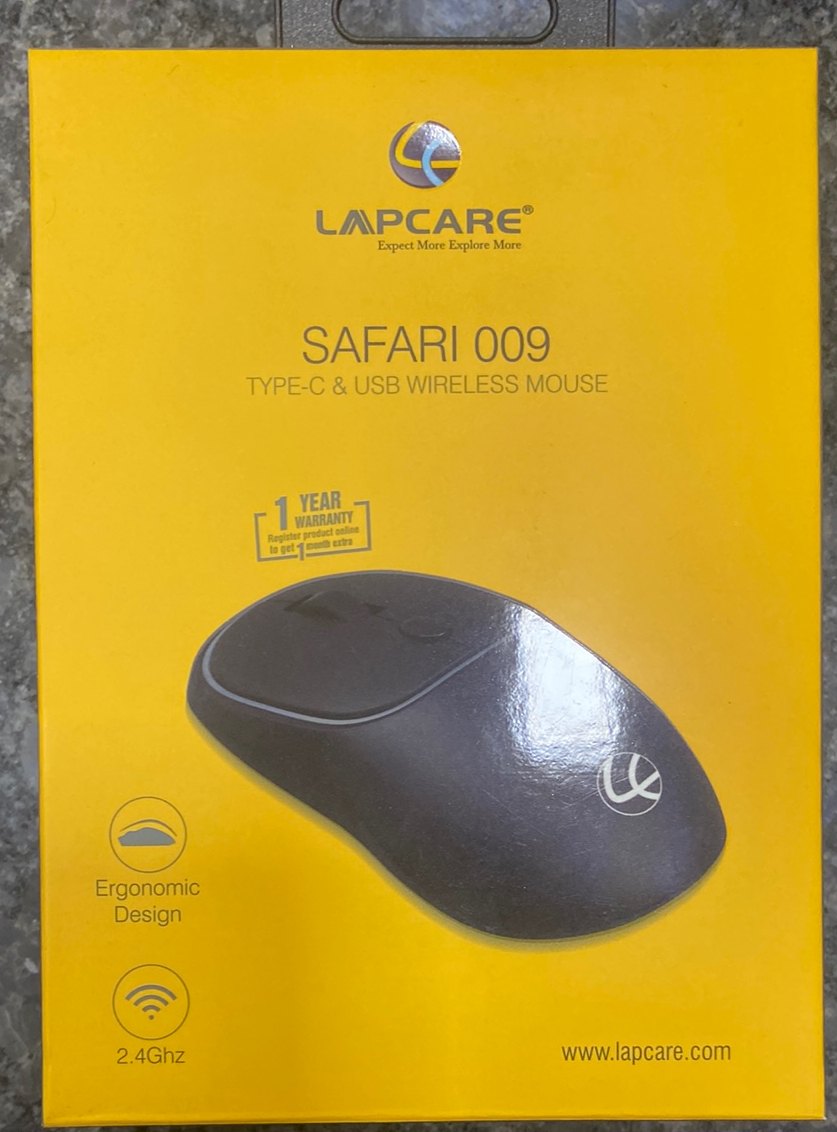 LAPCARE MOUSE-DS-LAPCARE SAFARI 009 USB WIRELESS MOUSE